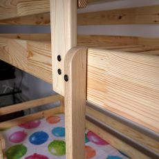 Двоярусне ліжко з ящиками SportBaby Babyson 4 лакове 80x190см